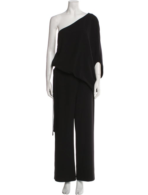 Halston One-Shoulder Jumpsuit