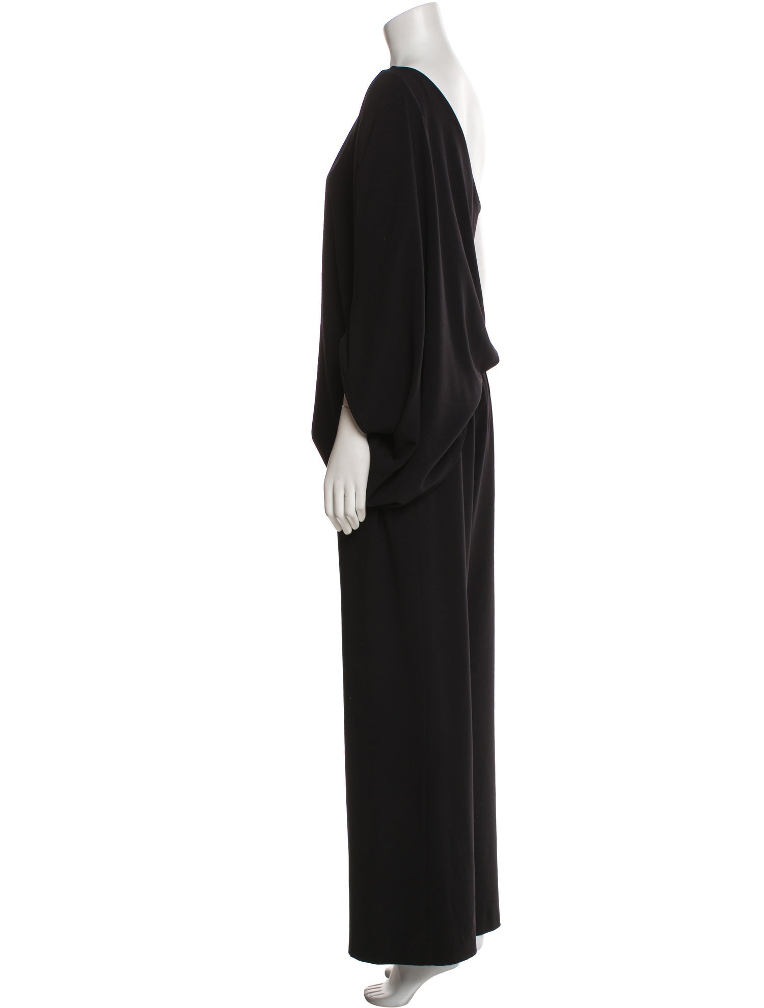 Halston One-Shoulder Jumpsuit