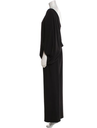 Halston One-Shoulder Jumpsuit