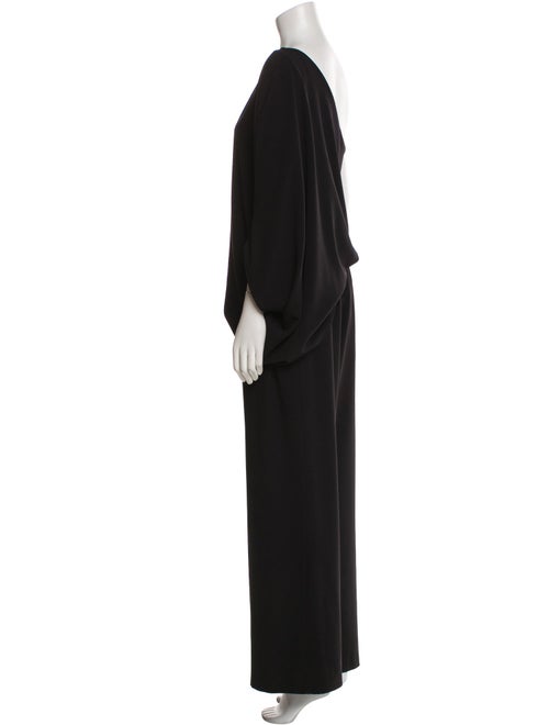 Halston One-Shoulder Jumpsuit