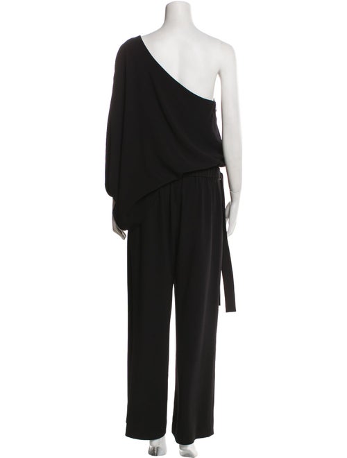 Halston One-Shoulder Jumpsuit