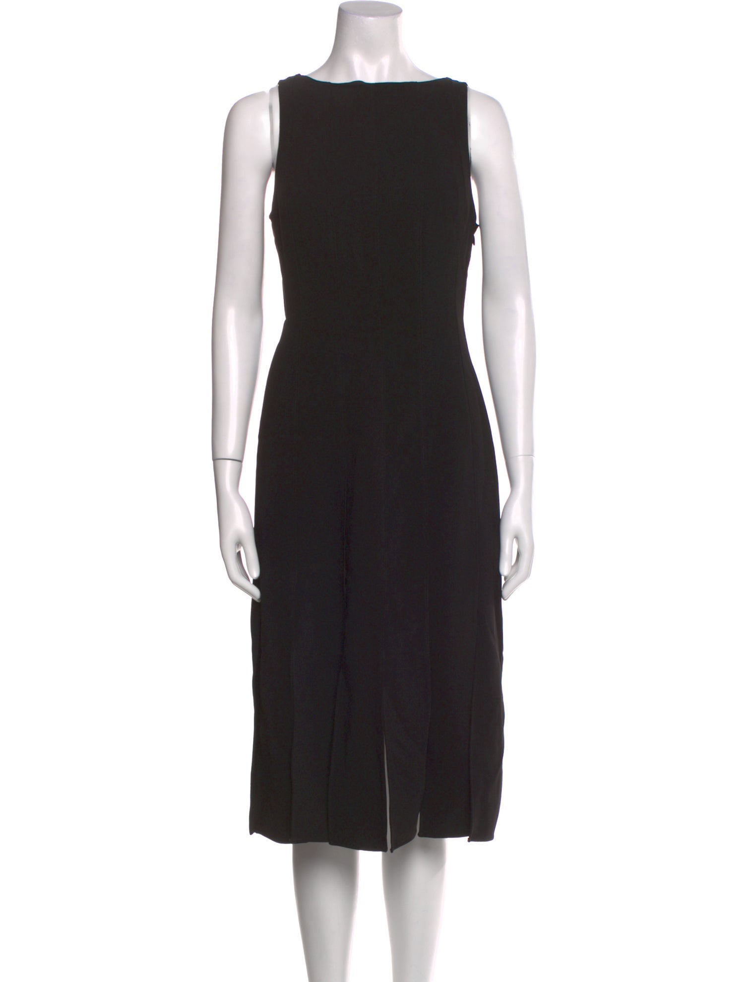 Halston Bateau Neckline Midi Length Dress w/ Tags