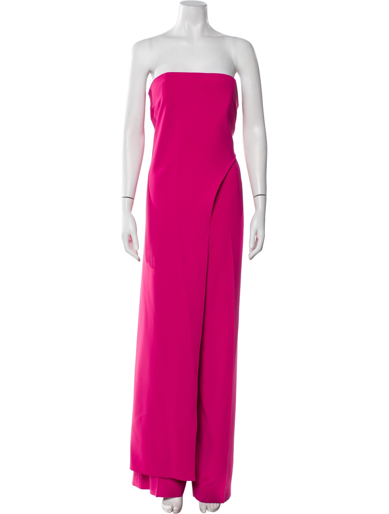 Halston Strapless Jumpsuit
