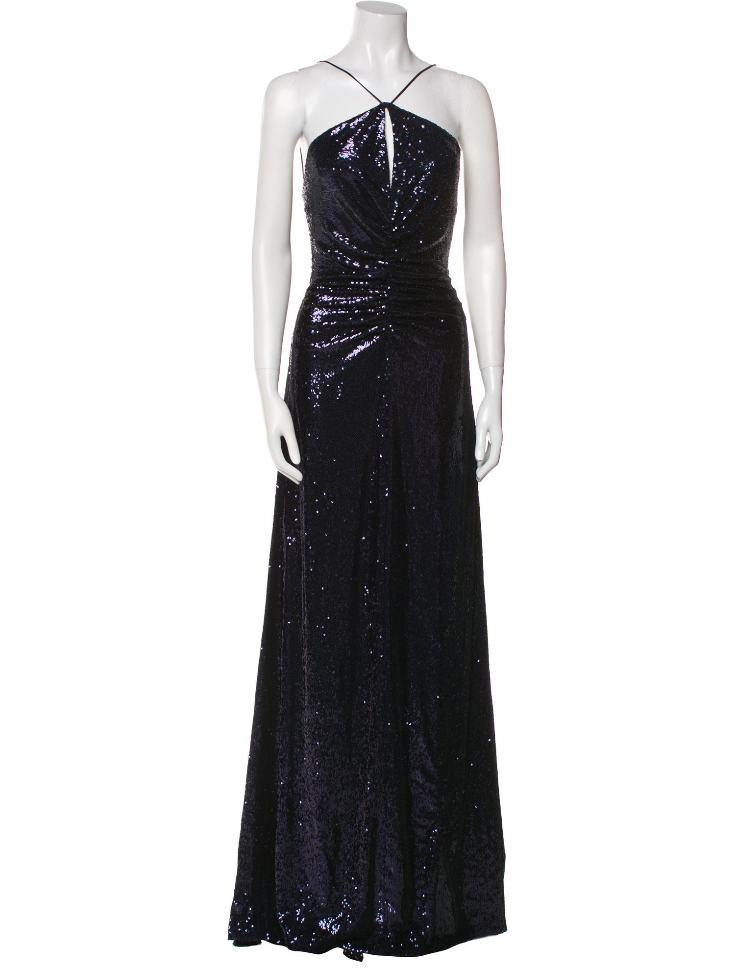 Halston Nylon Long Dress w/ Tags