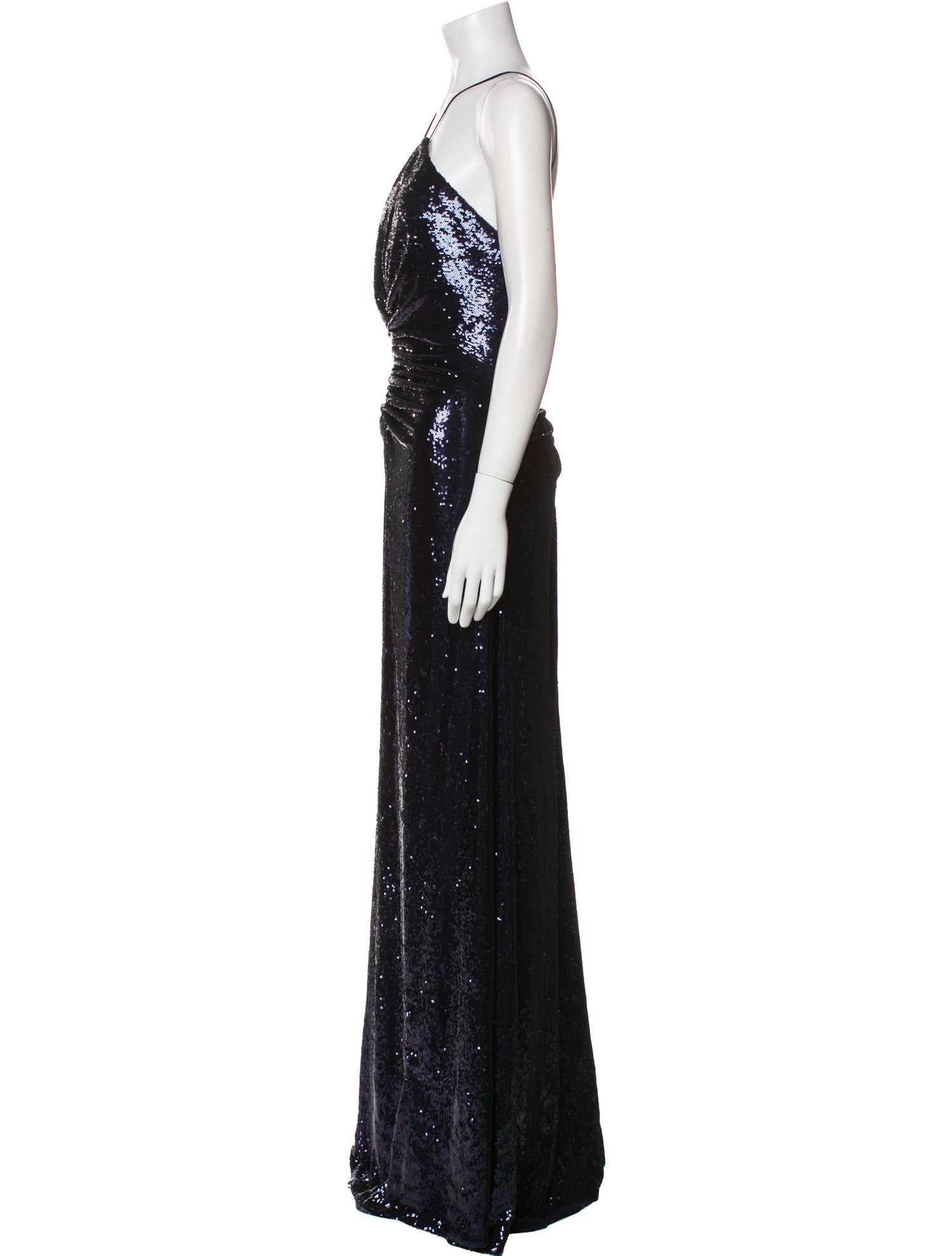 Halston Nylon Long Dress w/ Tags