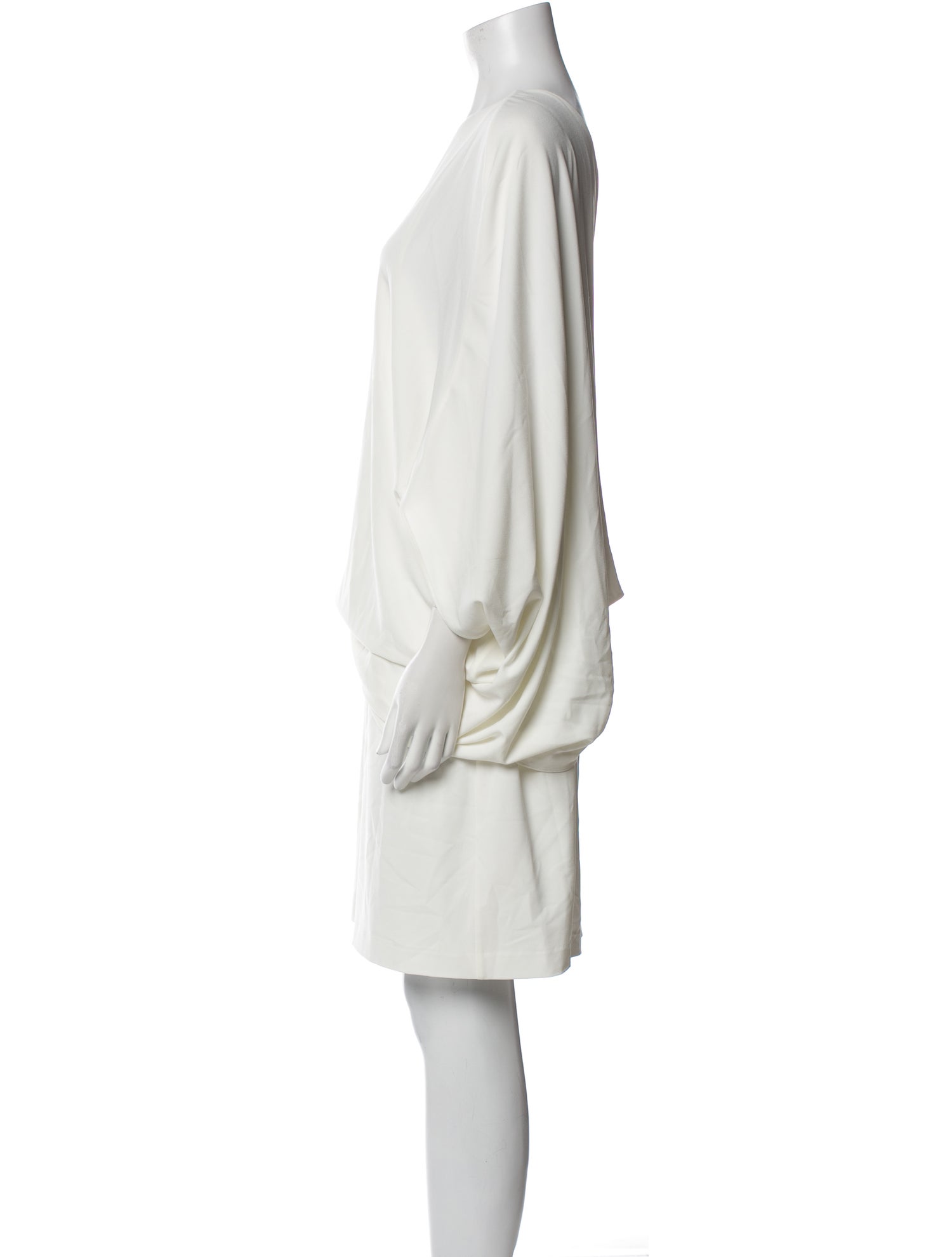 Halston One-Shoulder Knee-Length Dress w/ Tags