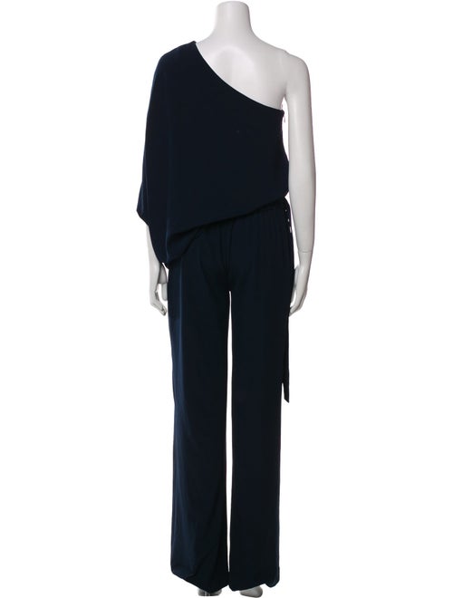 Halston One-Shoulder Jumpsuit