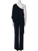Halston One-Shoulder Jumpsuit