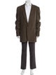 Halston Camel Hair Tweed Pattern Blazer