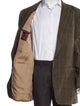 Halston Camel Hair Tweed Pattern Blazer