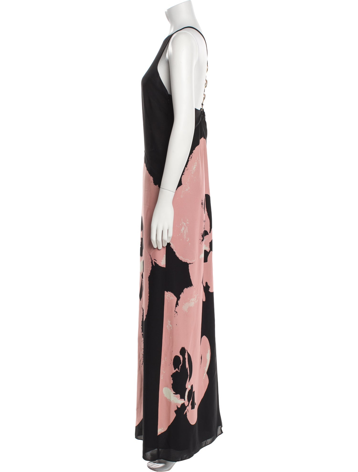 Halston Silk Long Dress