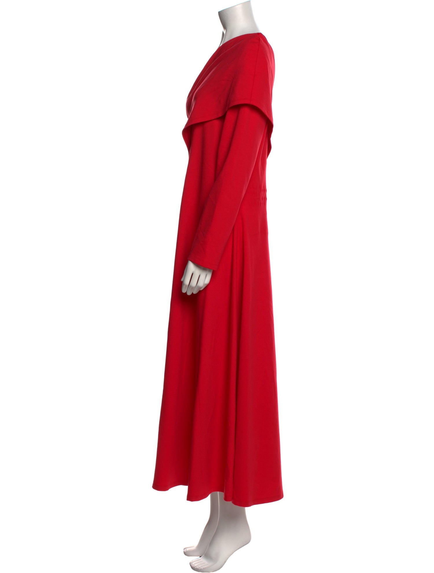 Halston One-Shoulder Long Dress