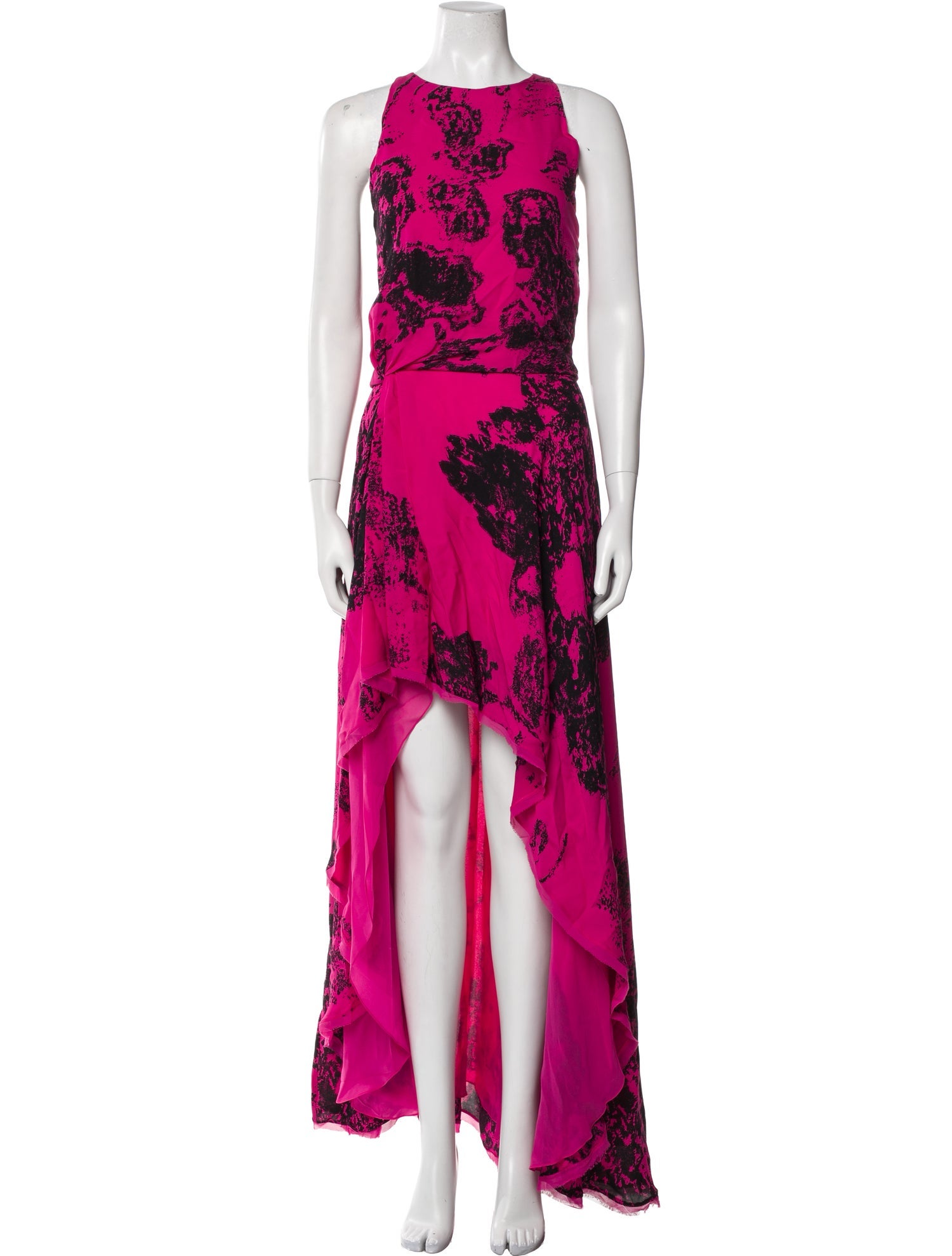 Halston Silk Long Dress