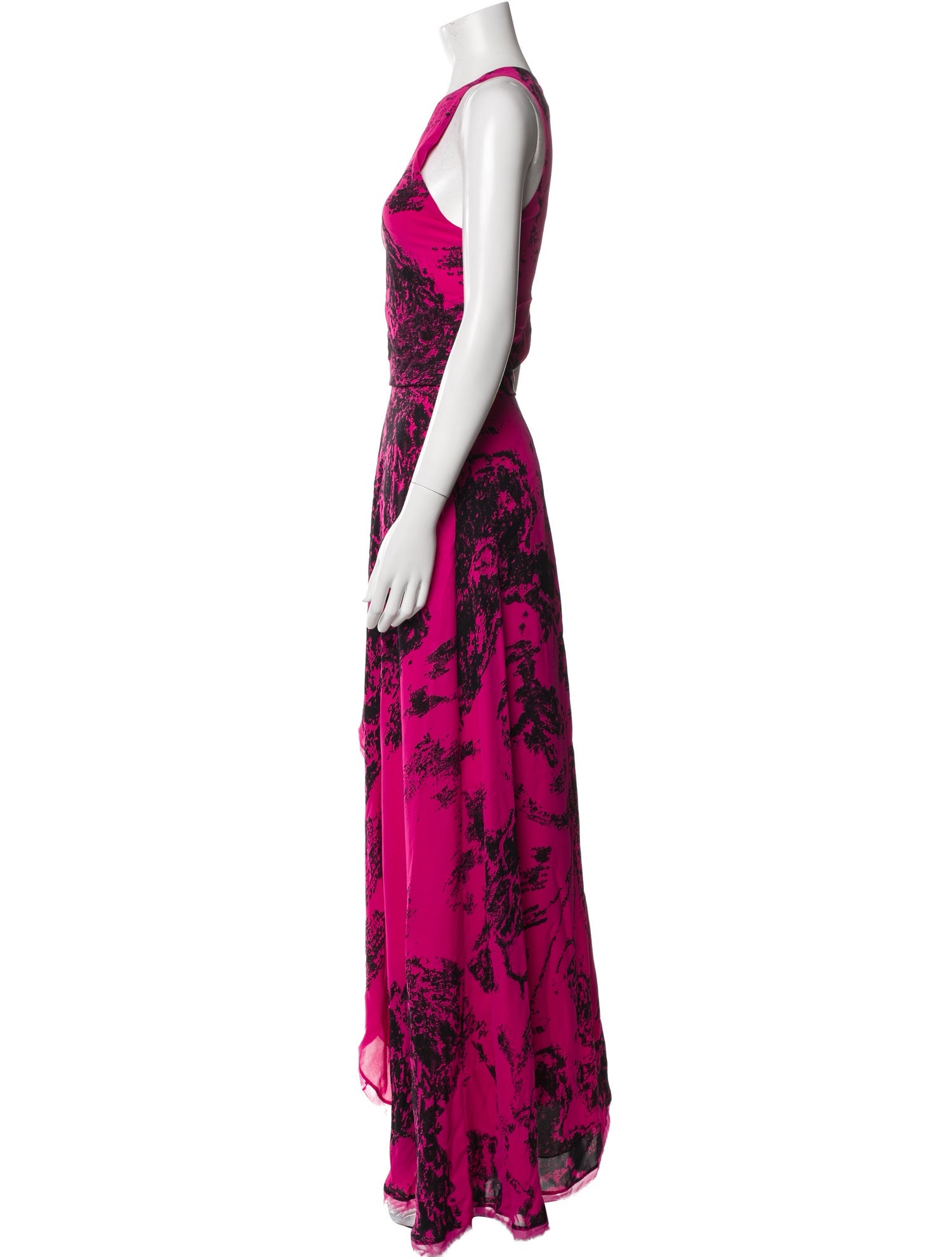 Halston Silk Long Dress