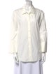 Halston Long Sleeve Button-Up Top