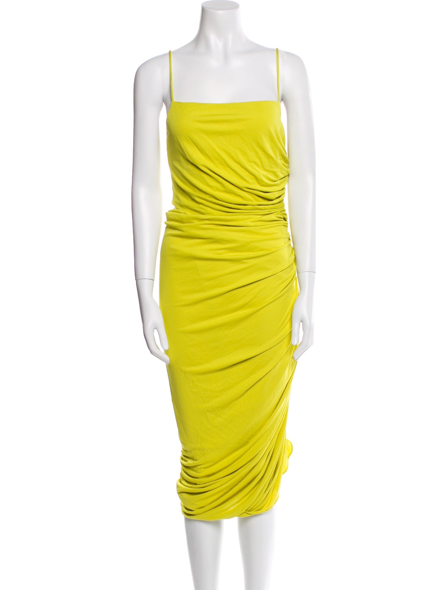 Halston Square Neckline Long Dress w/ Tags