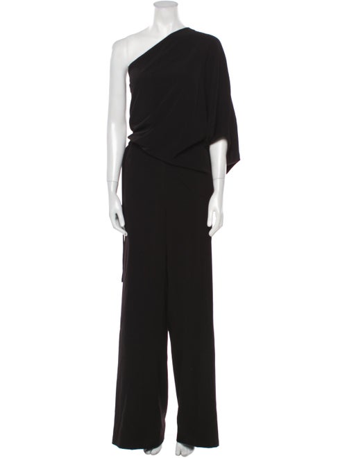 Halston One-Shoulder Jumpsuit