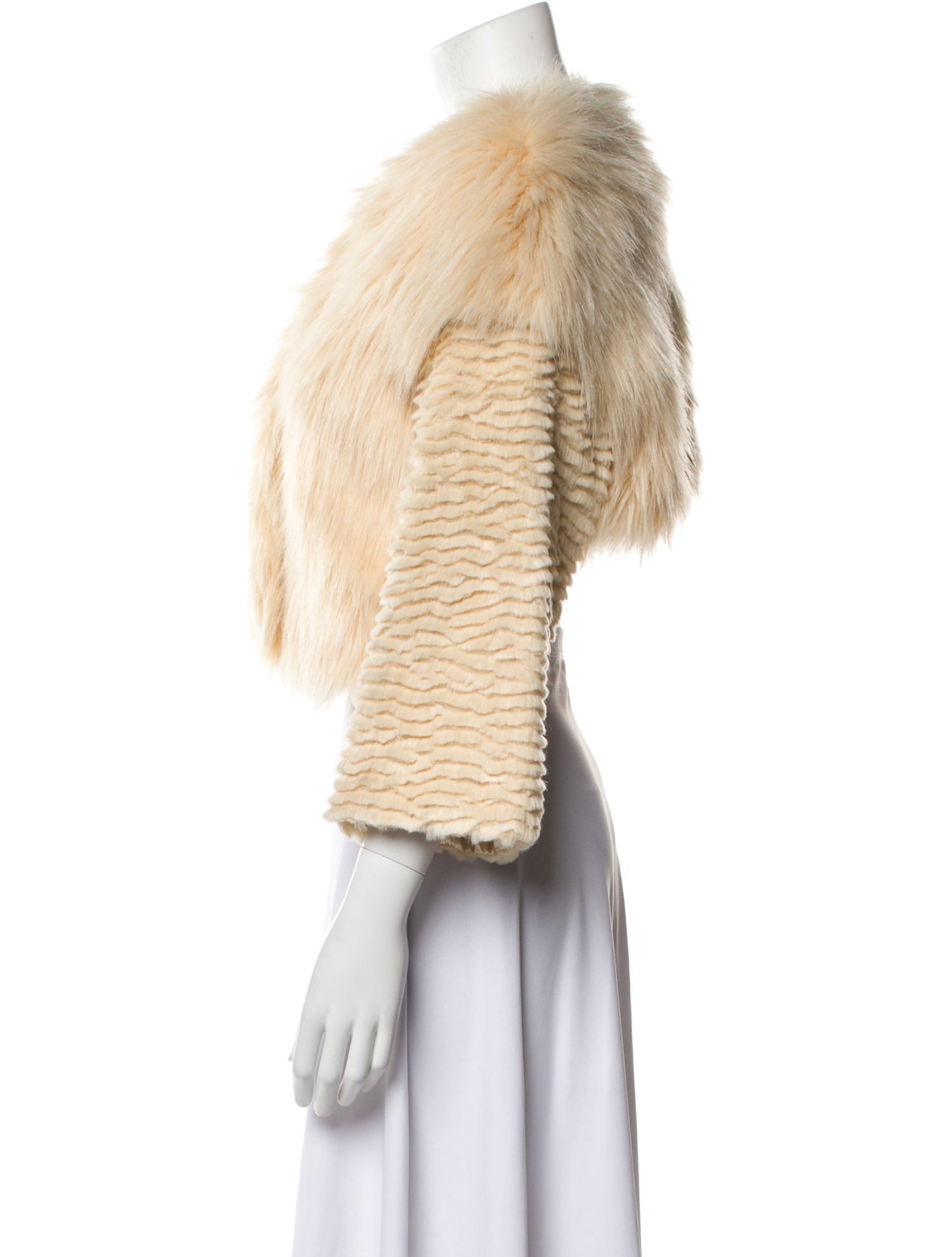 Halston Faux Fur Jacket