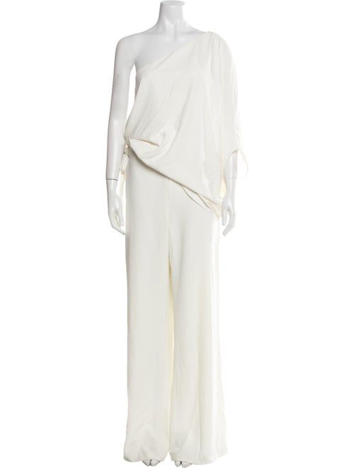 Halston One-Shoulder Jumpsuit