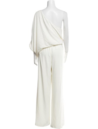 Halston One-Shoulder Jumpsuit