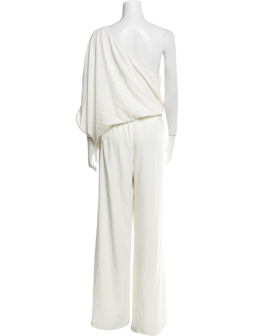 Halston One-Shoulder Jumpsuit
