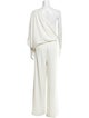 Halston One-Shoulder Jumpsuit