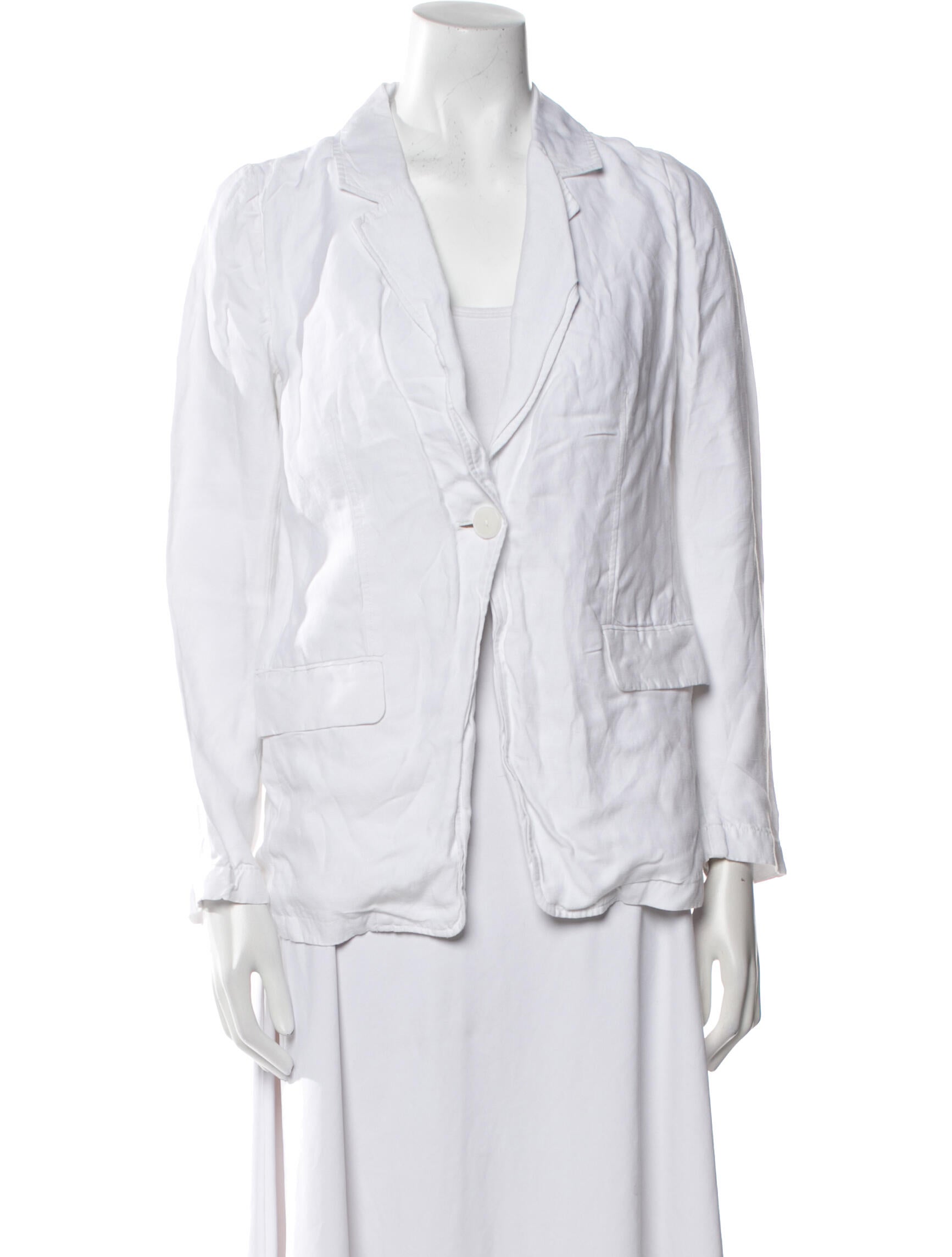 H by Halston Linen Blazer