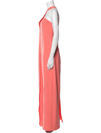 Halston One-Shoulder Jumpsuit