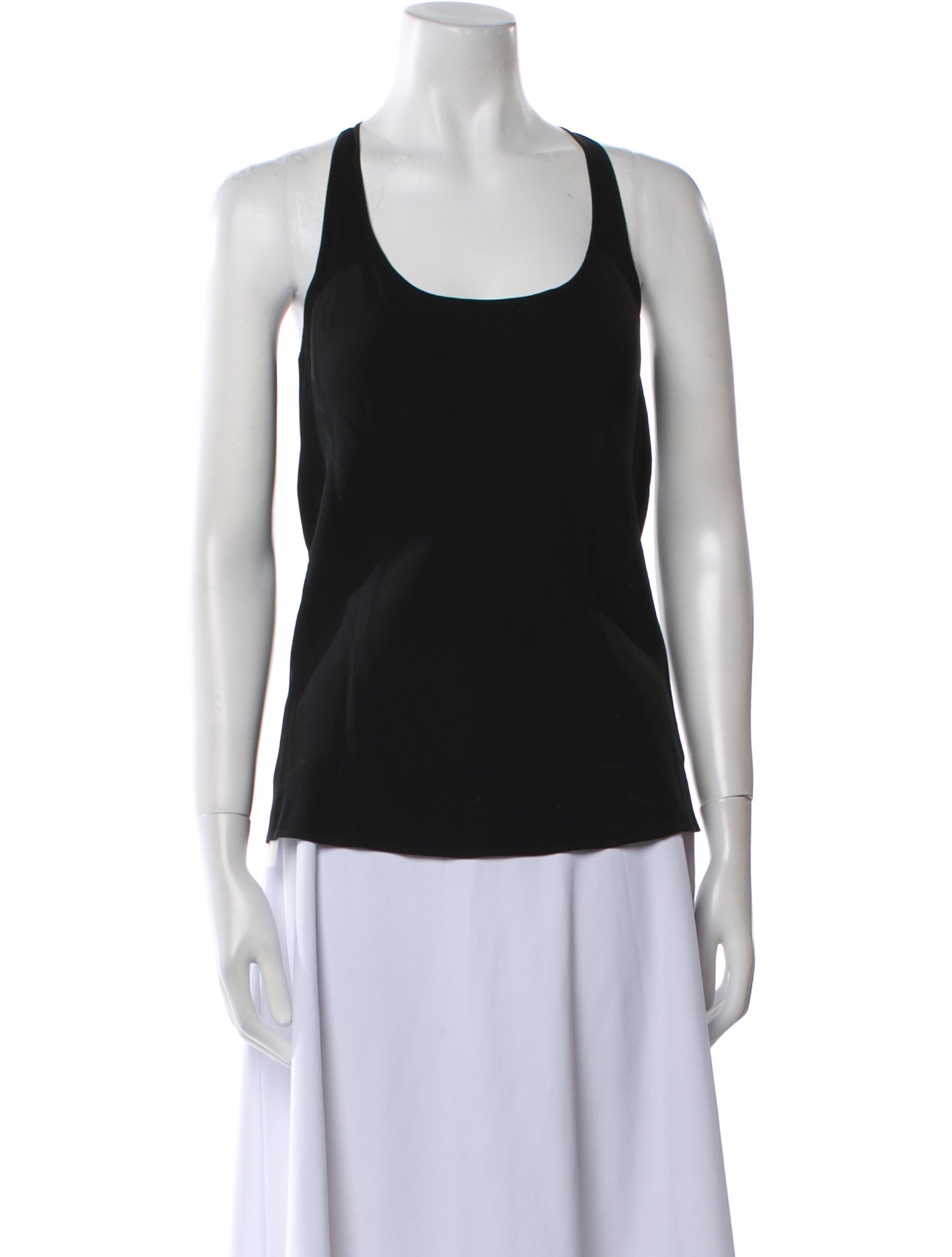 Halston Scoop Neck Sleeveless Top