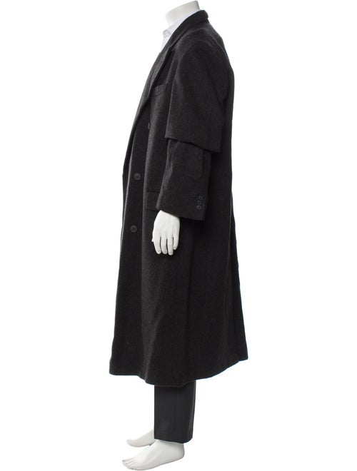 Halston Wool Overcoat