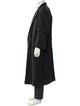 Halston Wool Overcoat