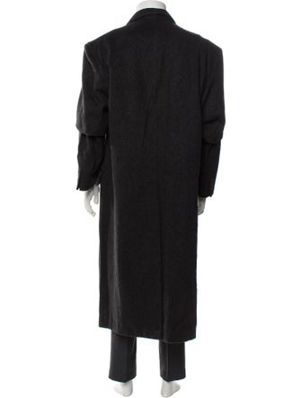 Halston Wool Overcoat