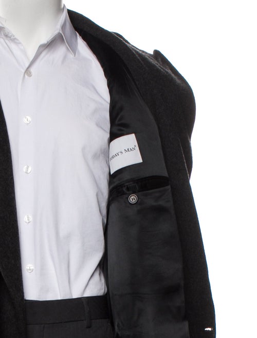 Halston Wool Overcoat