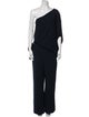 Halston One-Shoulder Jumpsuit