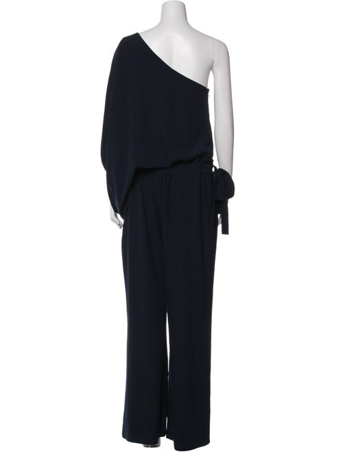 Halston One-Shoulder Jumpsuit