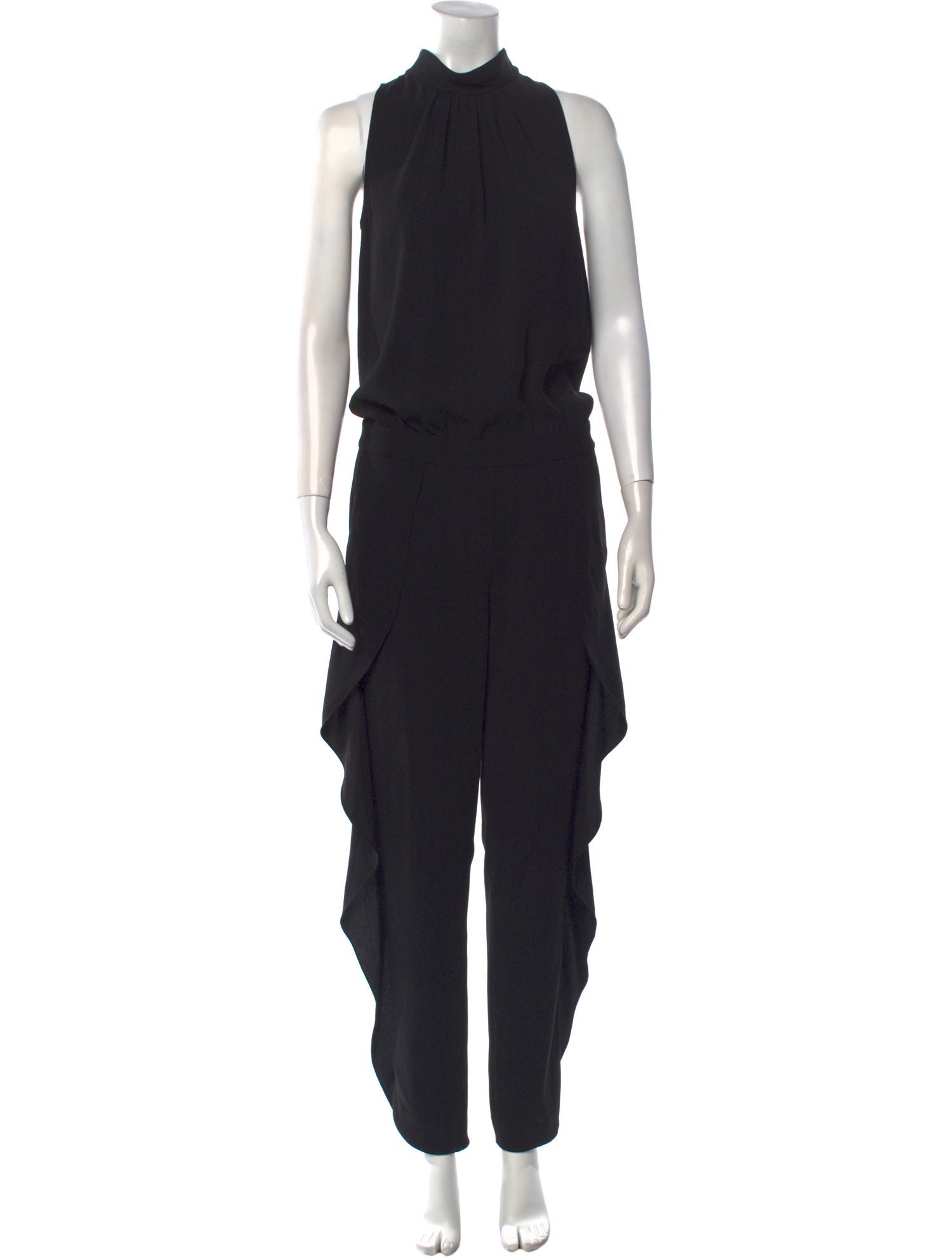 Halston Mock Neck Jumpsuit