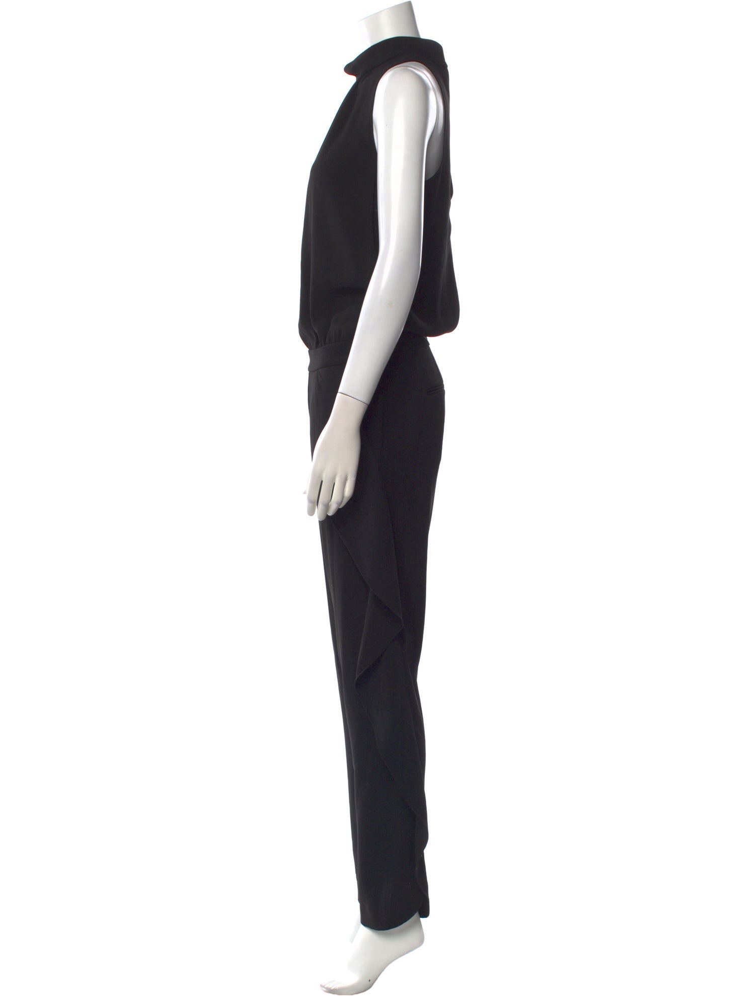 Halston Mock Neck Jumpsuit