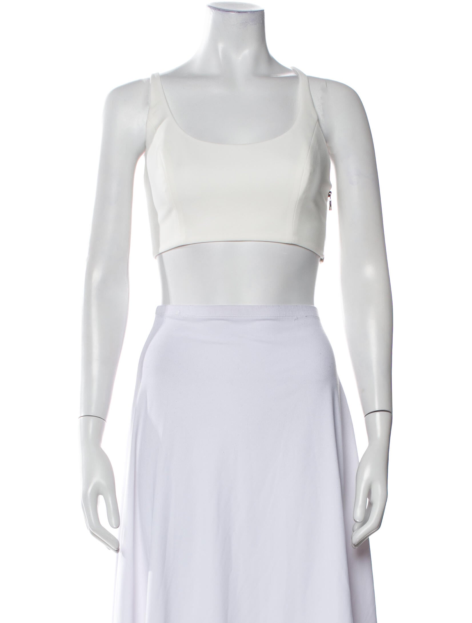 Halston Scoop Neck Sleeveless Crop Top w/ Tags