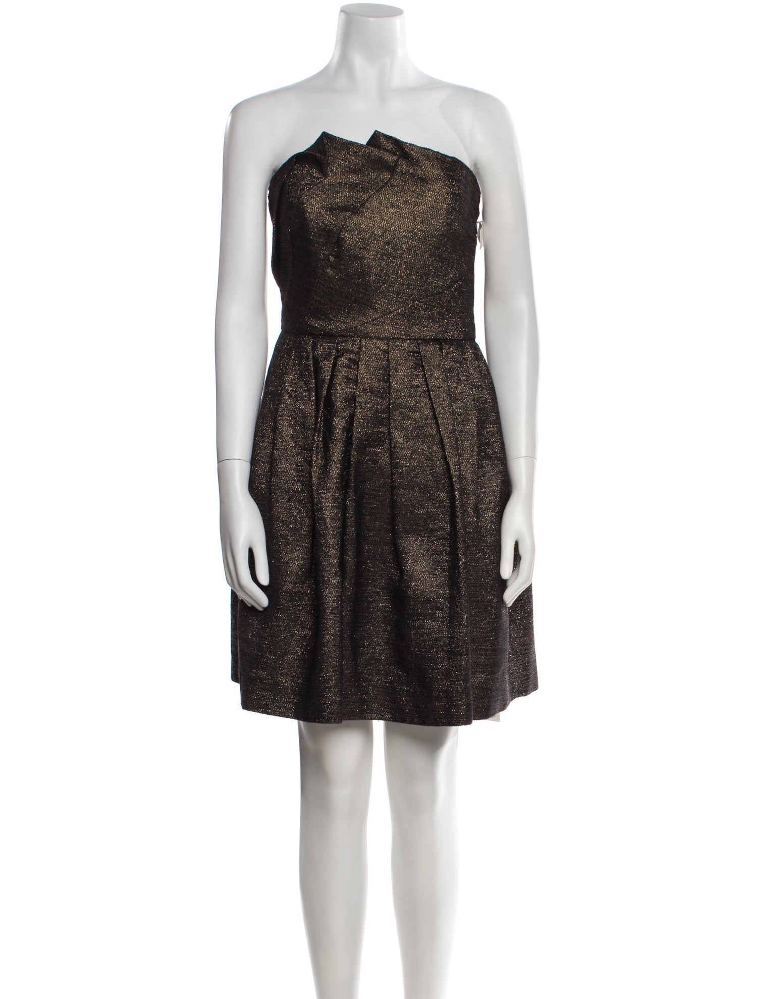 Halston Strapless Mini Dress