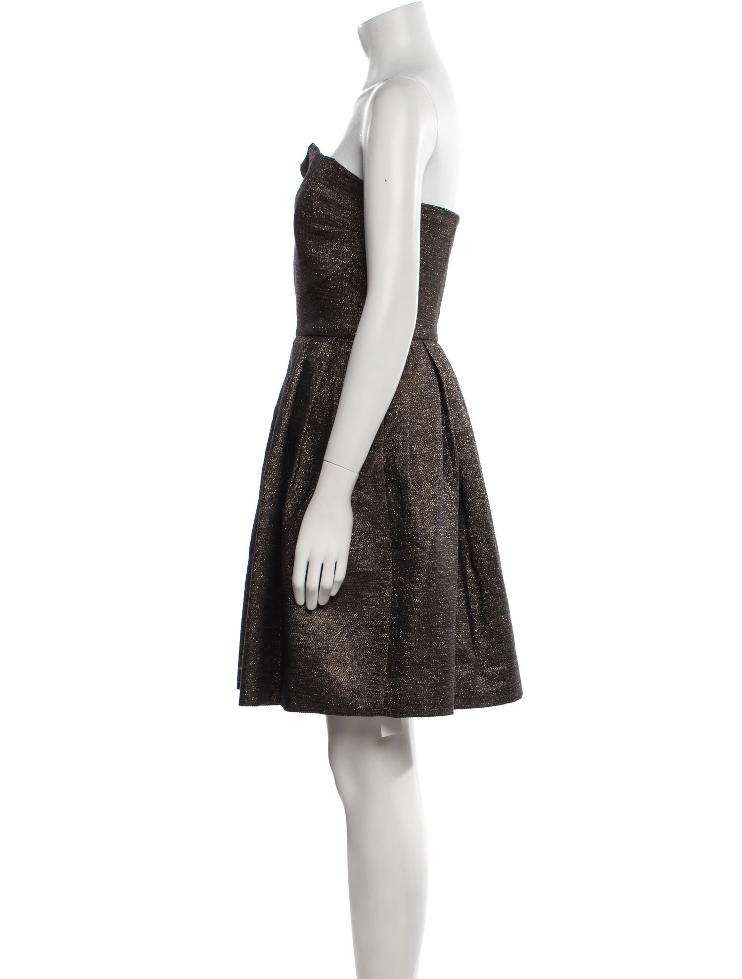 Halston Strapless Mini Dress