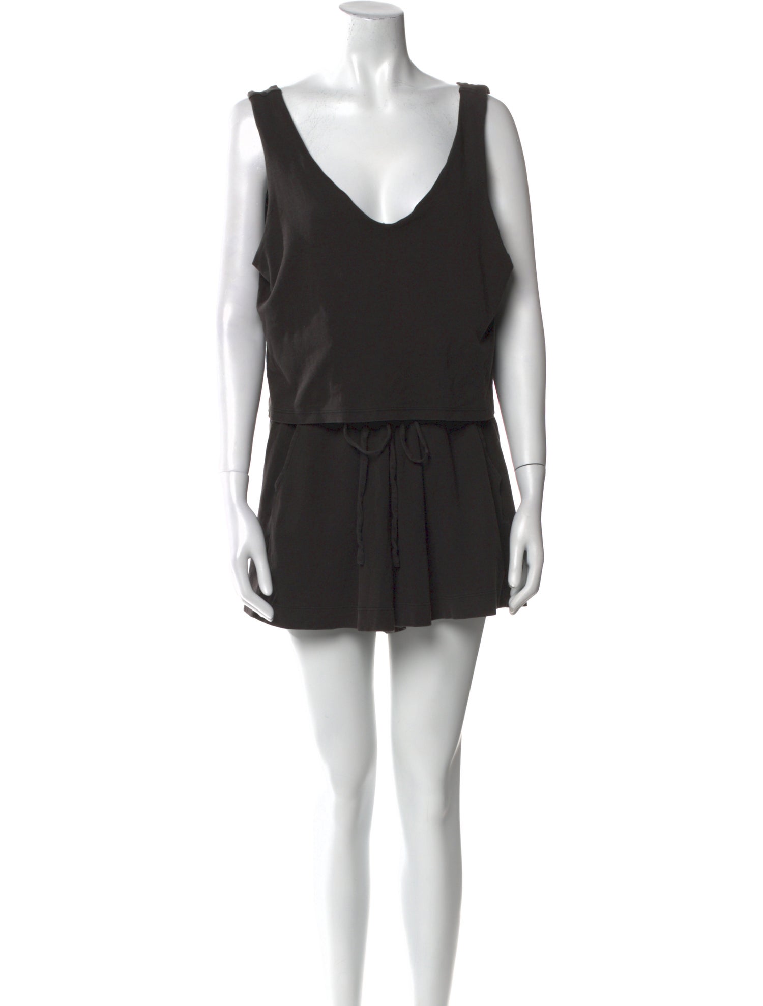 Halston Scoop Neck Romper