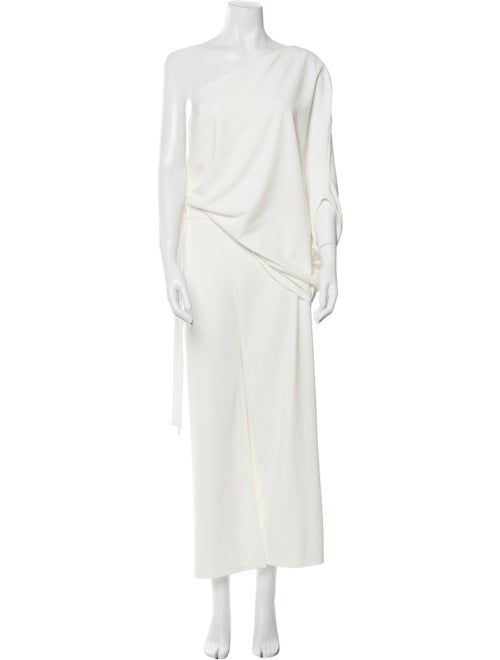 Halston One-Shoulder Jumpsuit