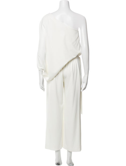 Halston One-Shoulder Jumpsuit