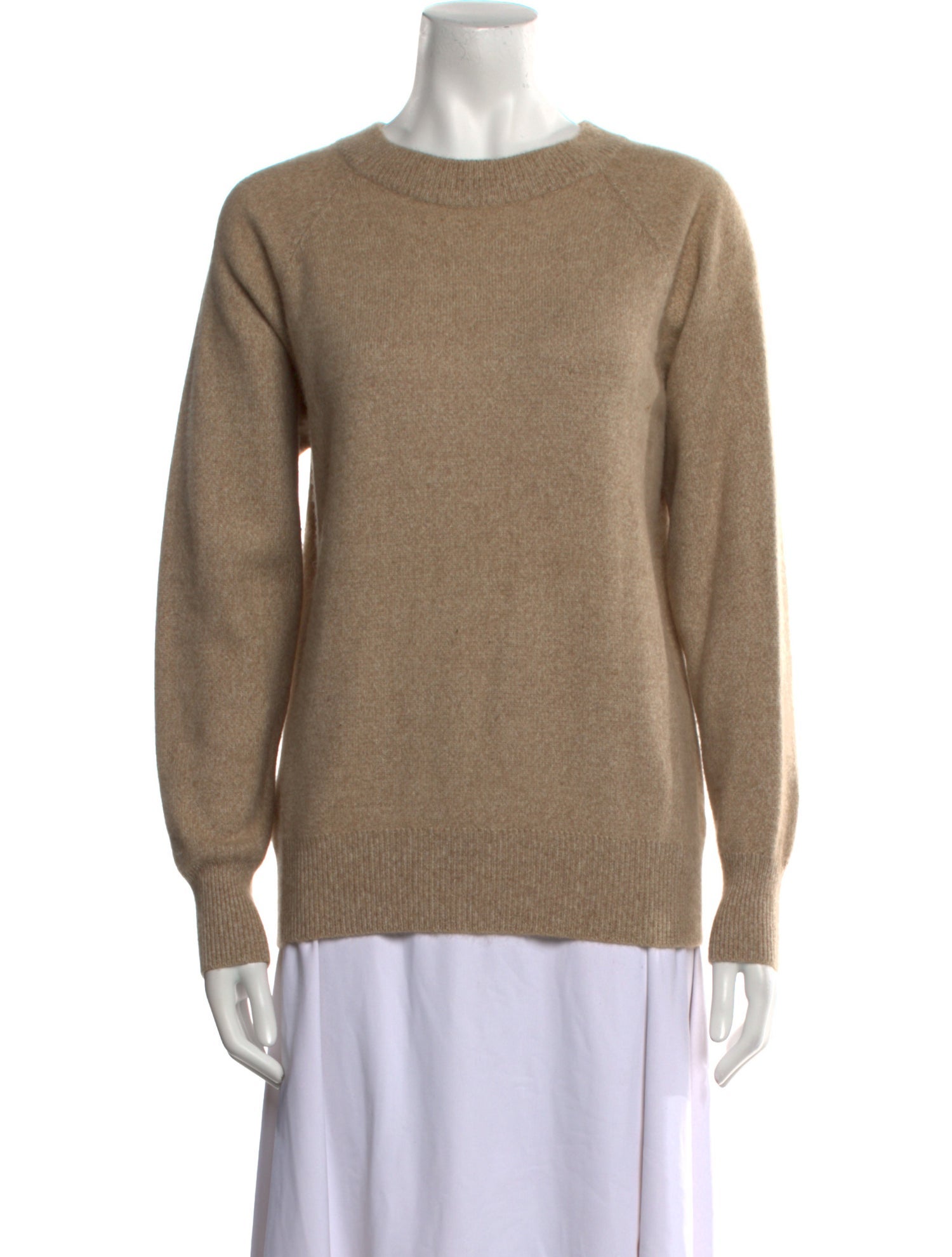 Halston Cashmere Crew Neck Sweater