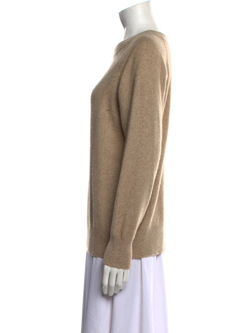 Halston Cashmere Crew Neck Sweater