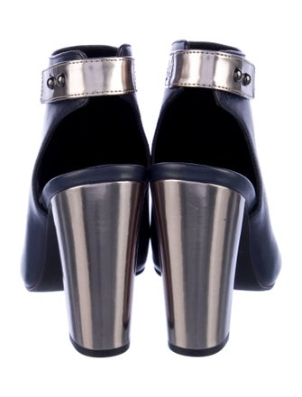 Halston Leather Boots