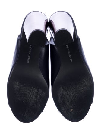 Halston Leather Boots