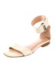 Halston Leather Sandals