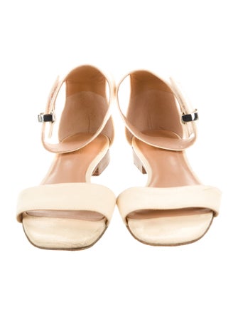 Halston Leather Sandals