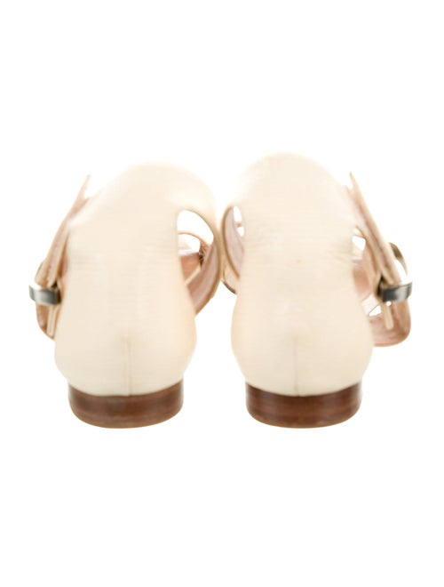 Halston Leather Sandals
